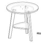 Журнальный стол Амур 8 BMS