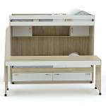 Двухъярусная кровать со столом Фанни 9 BMS - Фото 2