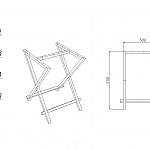 Схема сборки Стол кухонный Валлио 2 BMS