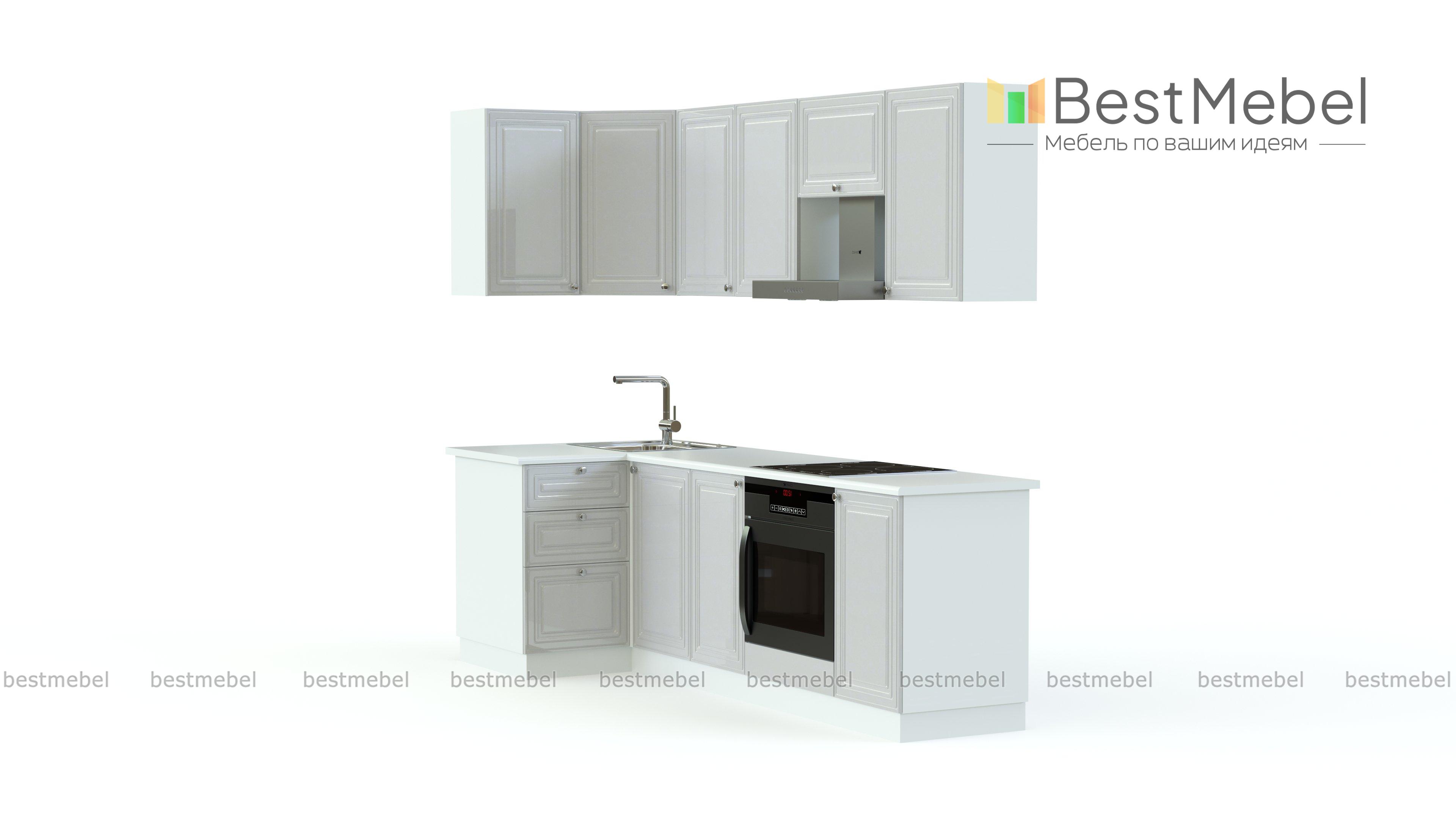 Кухонный гарнитур Ева угловой 2400 BMS - Фото