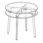 Схема сборки Журнальный стол Есения 14 BMS