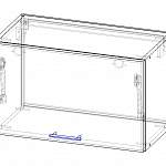 Схема сборки Шкаф навесной под вытяжку Тоскана BMS