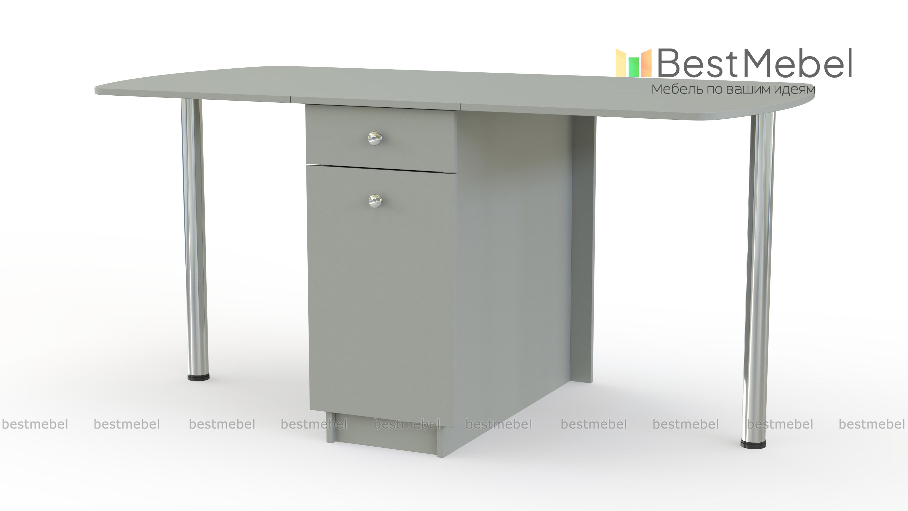 Стол-тумба с ящиком Берг МДФ BMS - Фото