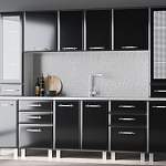 Кухня Черный глянец BMS - Фото 1