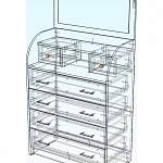 Схема сборки Комод-бюро с зеркалом BMS