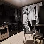 Кухня Черный глянец BMS - Фото от клиента