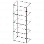 Схема сборки Книжный шкаф Homestar BMS