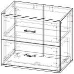 Схема сборки Прикроватная тумба Милена 3 BMS