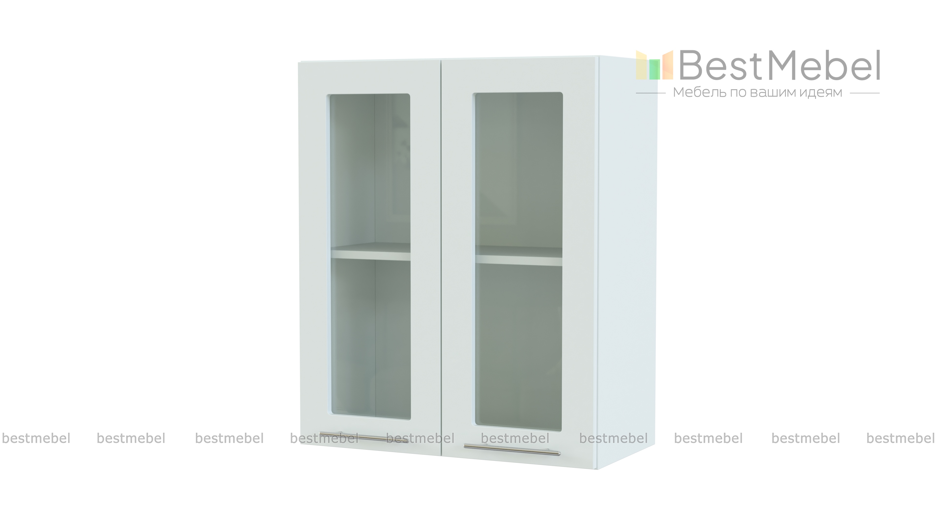 Шкаф верхний со стеклом 600 Капля BMS