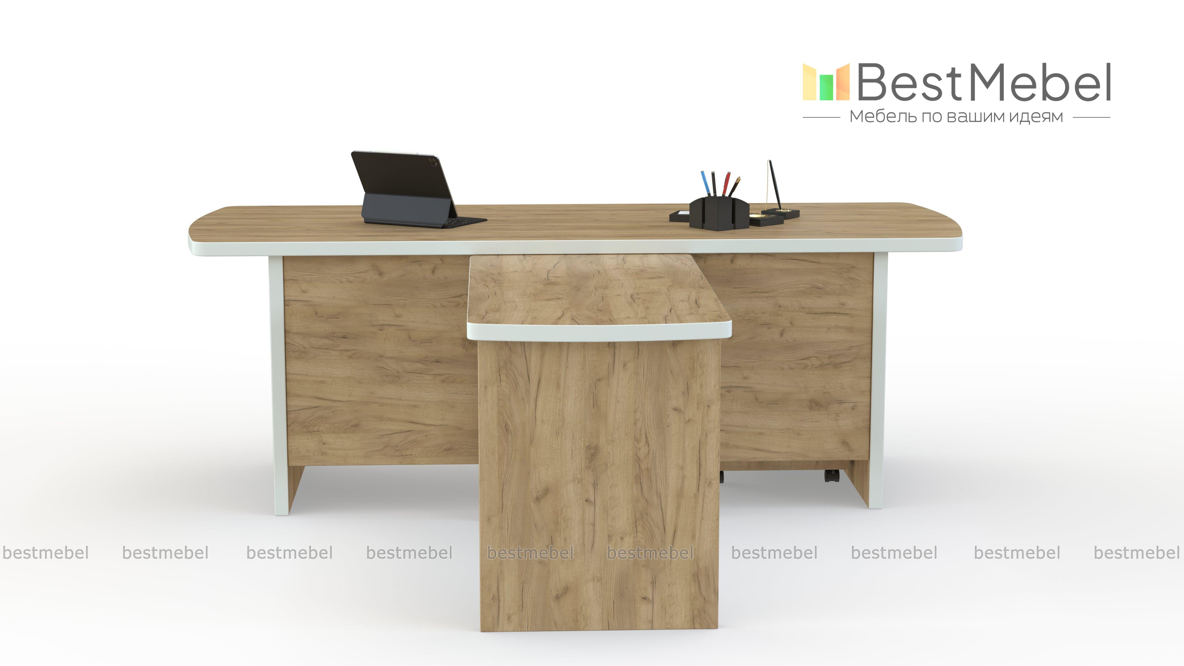 Стол руководителя Нью-Йорк 3 BMS - Фото