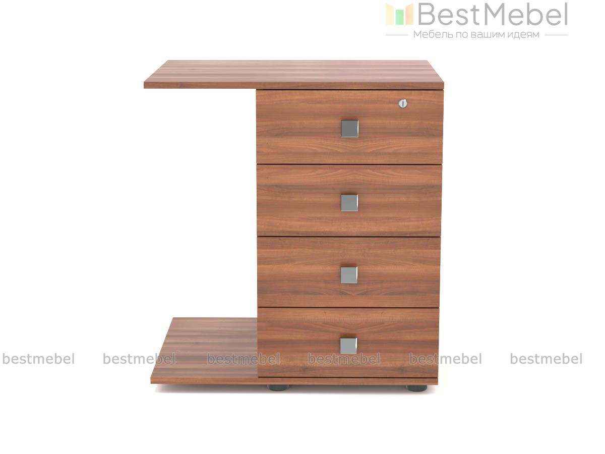 Тумба приставная с замком S-224 BMS - Фото