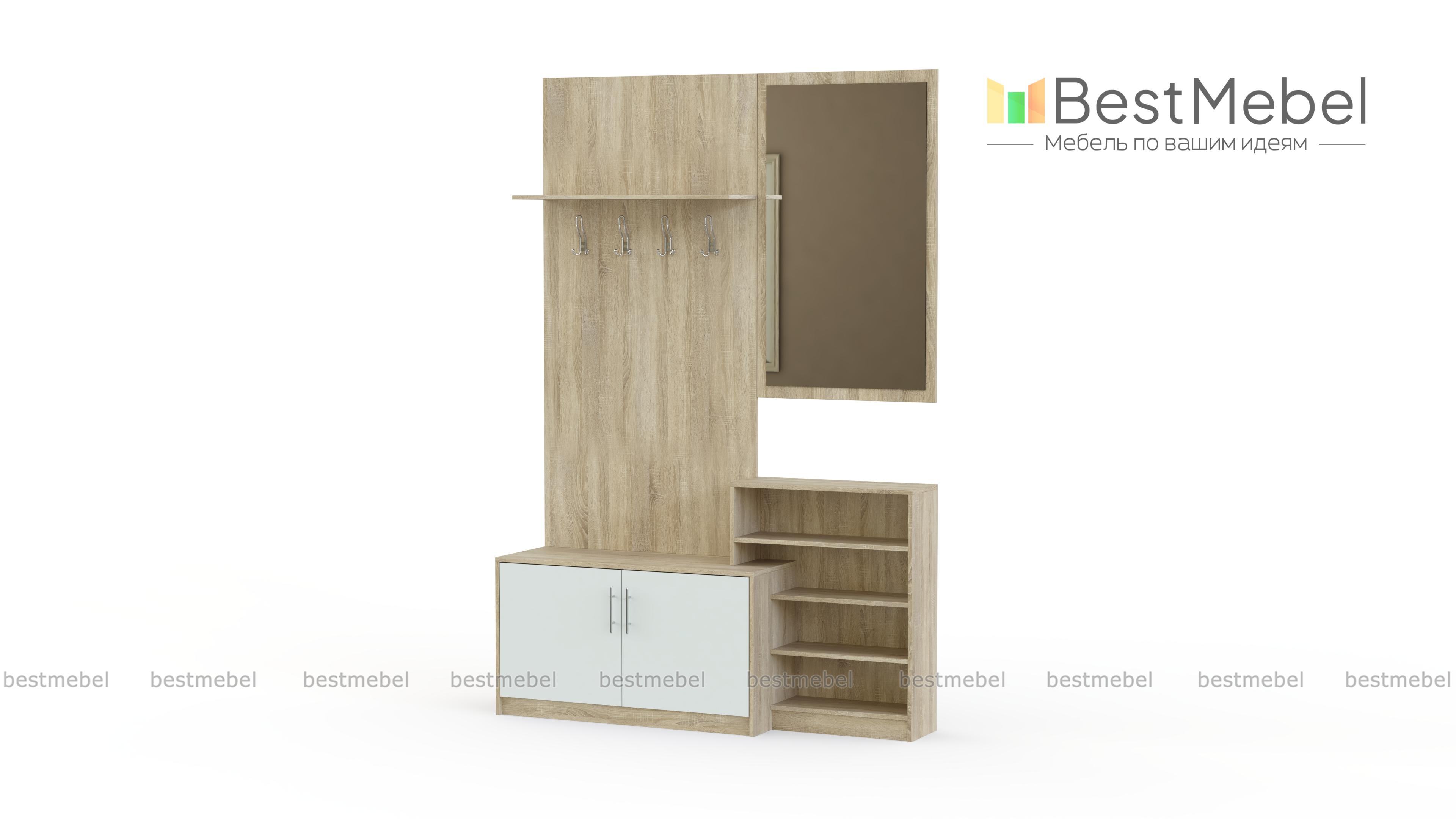 Прихожая Лофт 4 глянцевый МДФ BMS - Фото