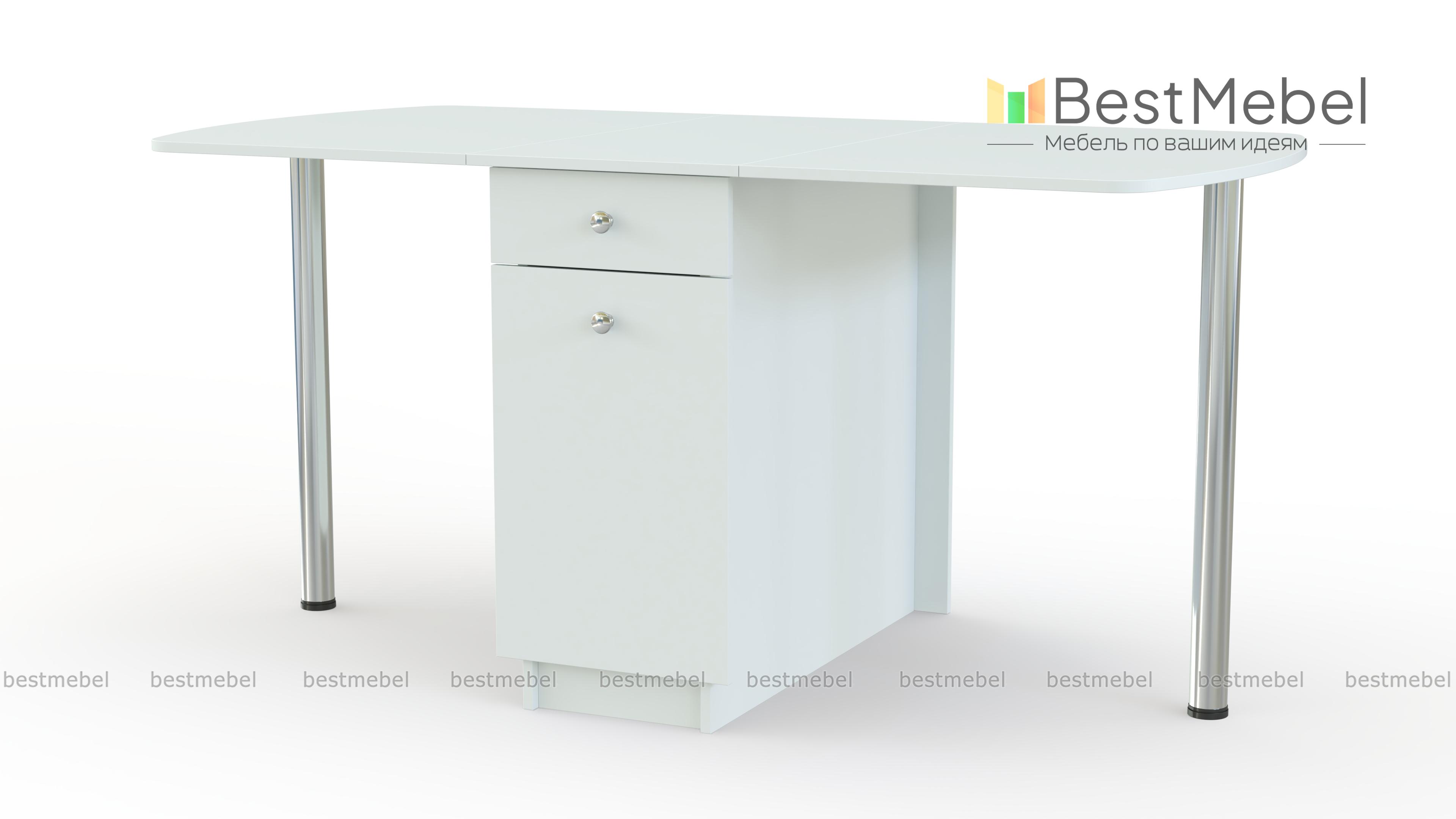 Стол-тумба с ящиком Берг МДФ BMS - Фото