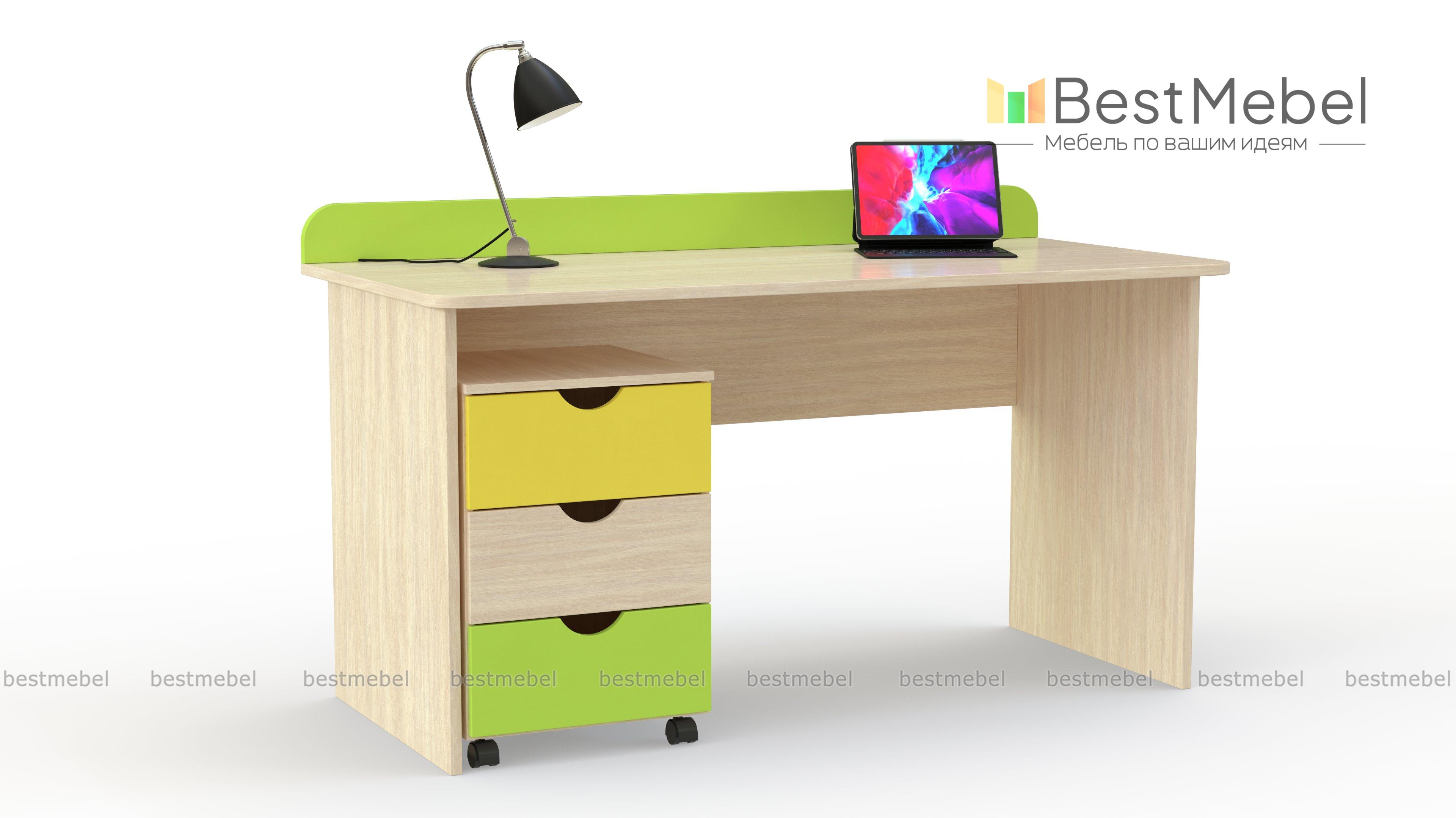 Стол с тумбой Школа-4 BMS - Фото