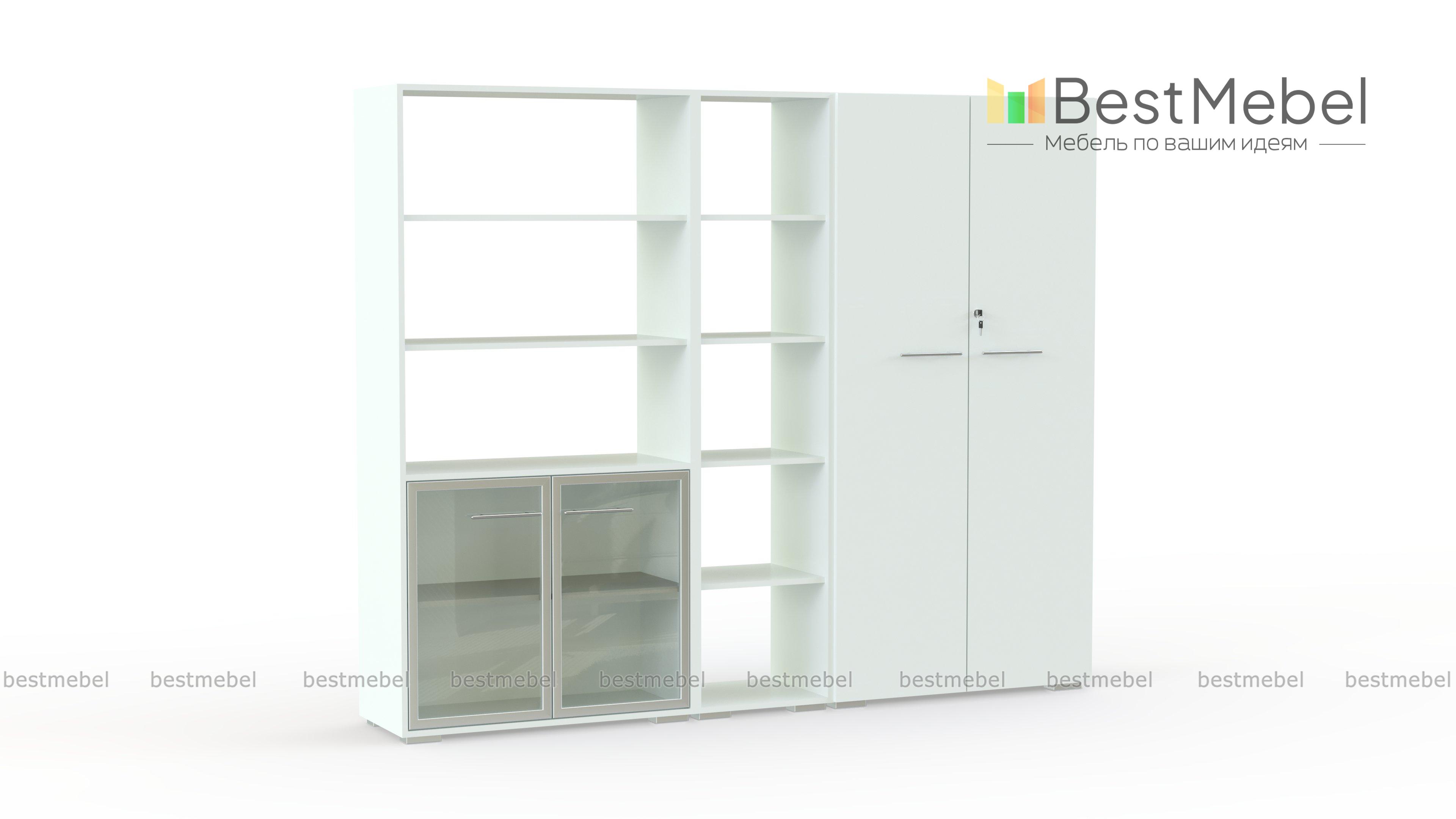 Шкаф средний комбинированный 3 BMS - Фото