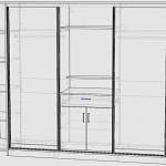 Схема сборки Шкаф-купе Аристократ-14 BMS