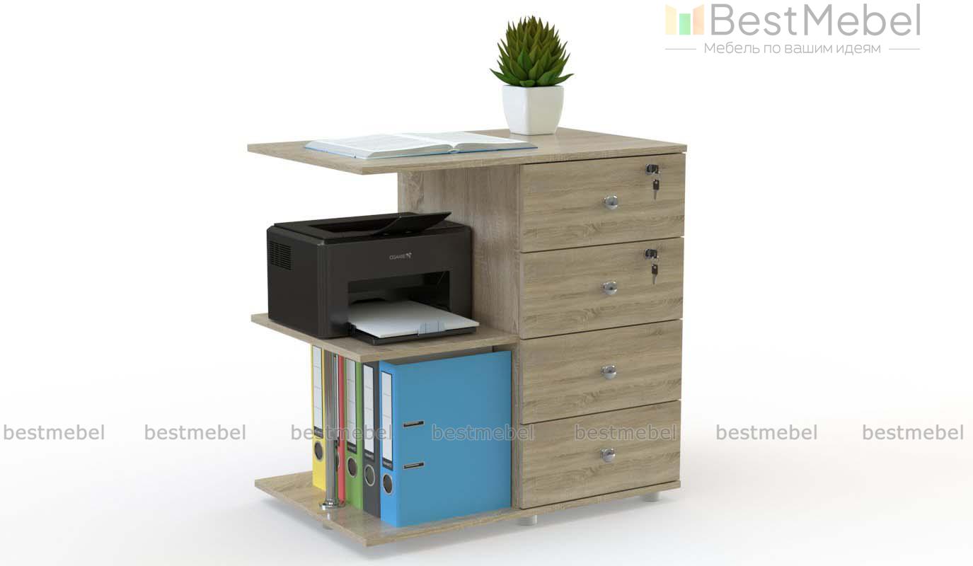 Тумба приставная с замком Этно 3 BMS - Фото