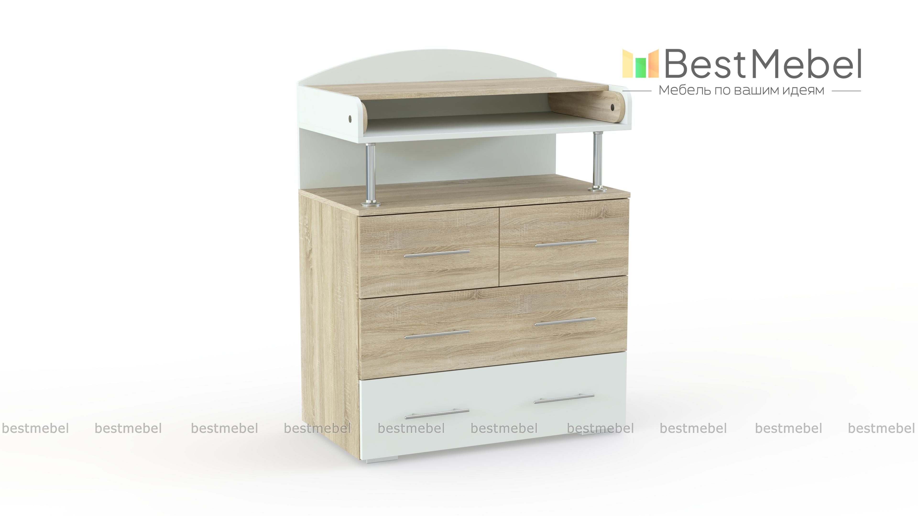 Комод пеленальный Луи 2 BMS - Фото