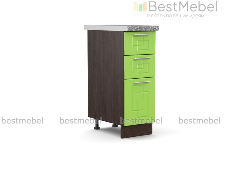 Шкаф нижний с 3-мя ящиками Мега BMS - Фото