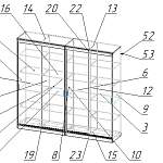 Схема сборки Шкаф-купе Валерия Арт 11 BMS