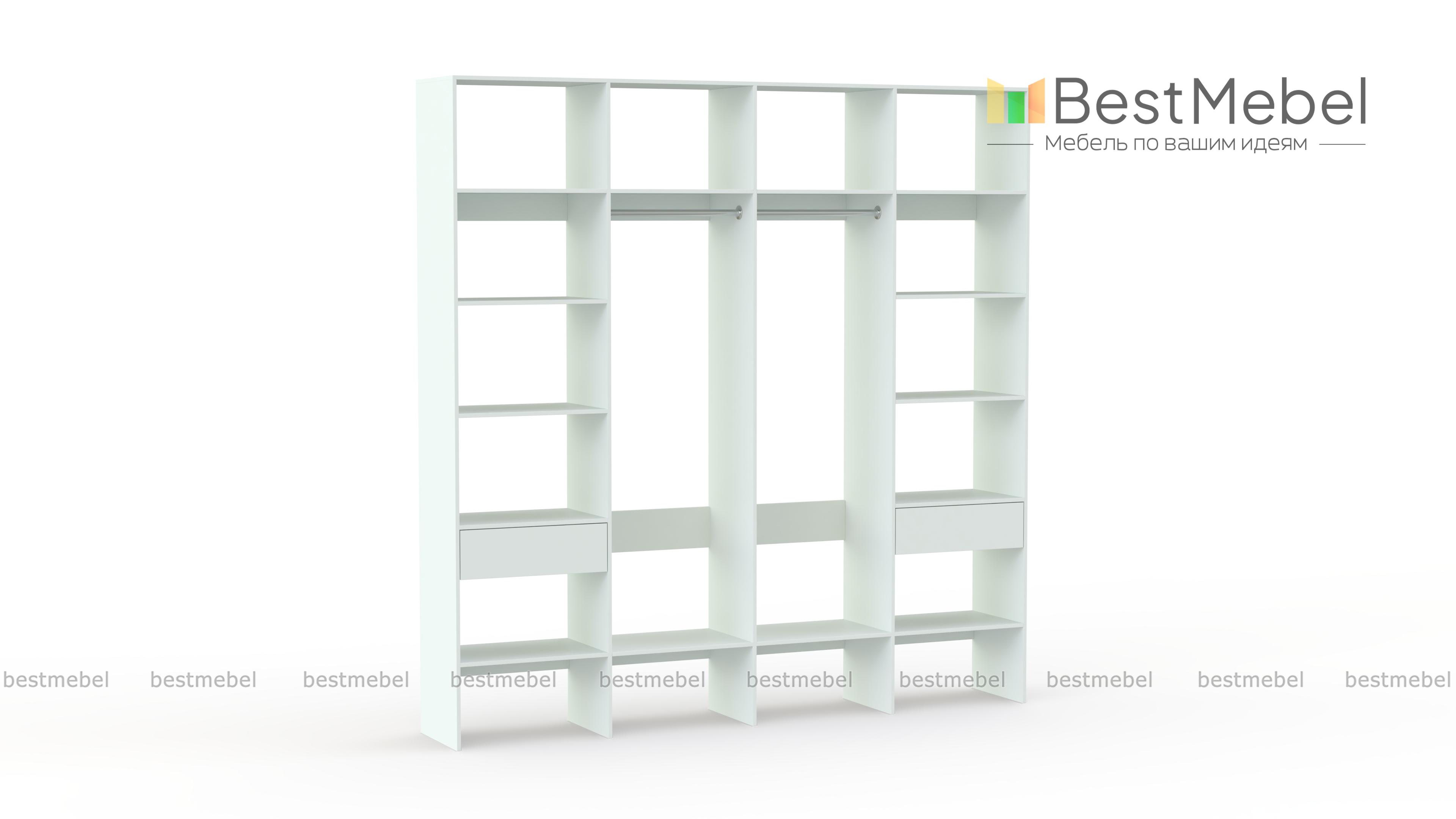 Стеллаж для одежды Мирта 59 BMS - Фото