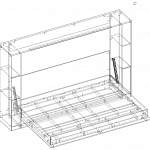 Схема сборки Шкаф-кровать с диваном Пальм 1 BMS