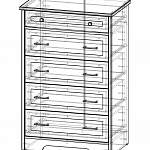 Схема сборки Комод Стенворд № 1 BMS