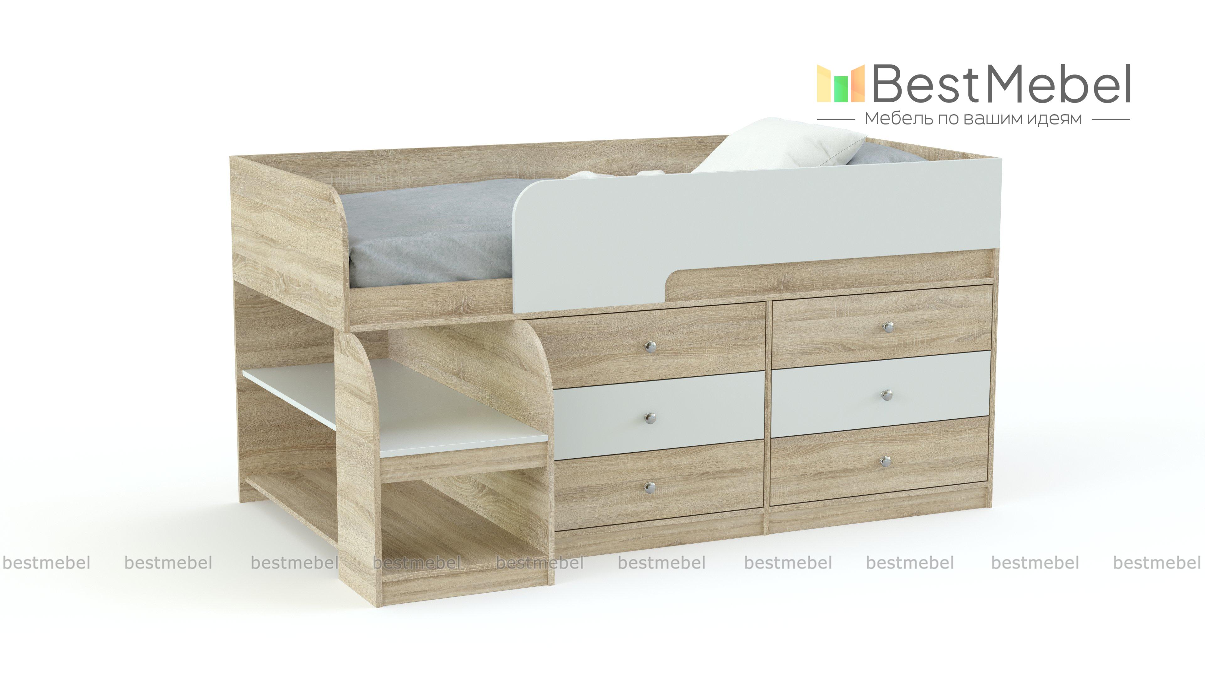 Кровать-чердак Маркиз 35 BMS - Фото