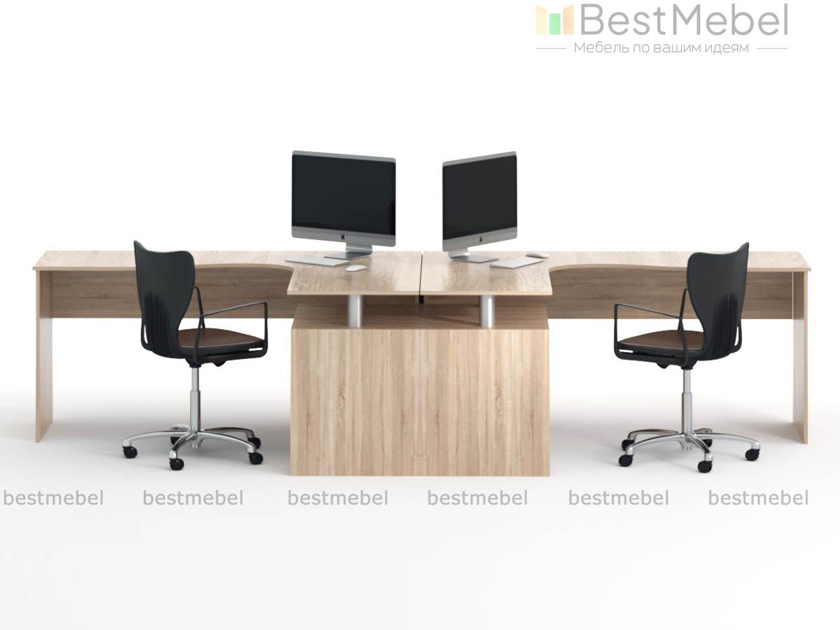 Офисный стол Тим 10 BMS - Фото