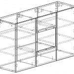 Схема сборки Комод подвесной Fly СБ II BMS