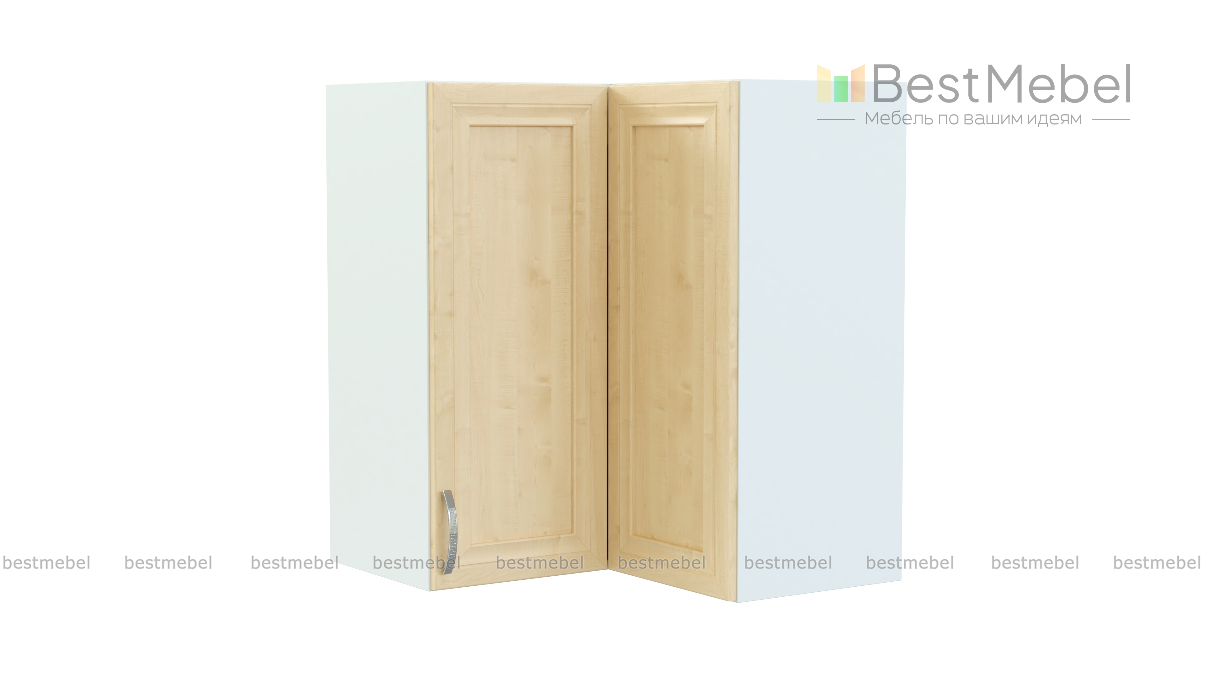 Шкаф угловой Г-обр Трапеза Рамочная BMS