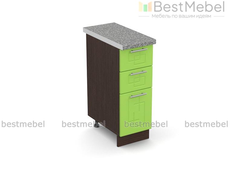 Шкаф нижний с 3-мя ящиками Мега BMS - Фото