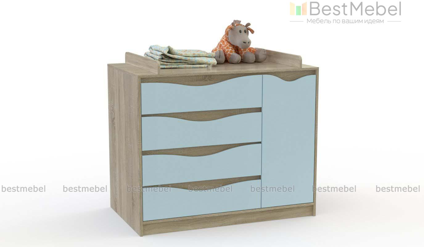 Пеленальный комод Волна 2 BMS - Фото