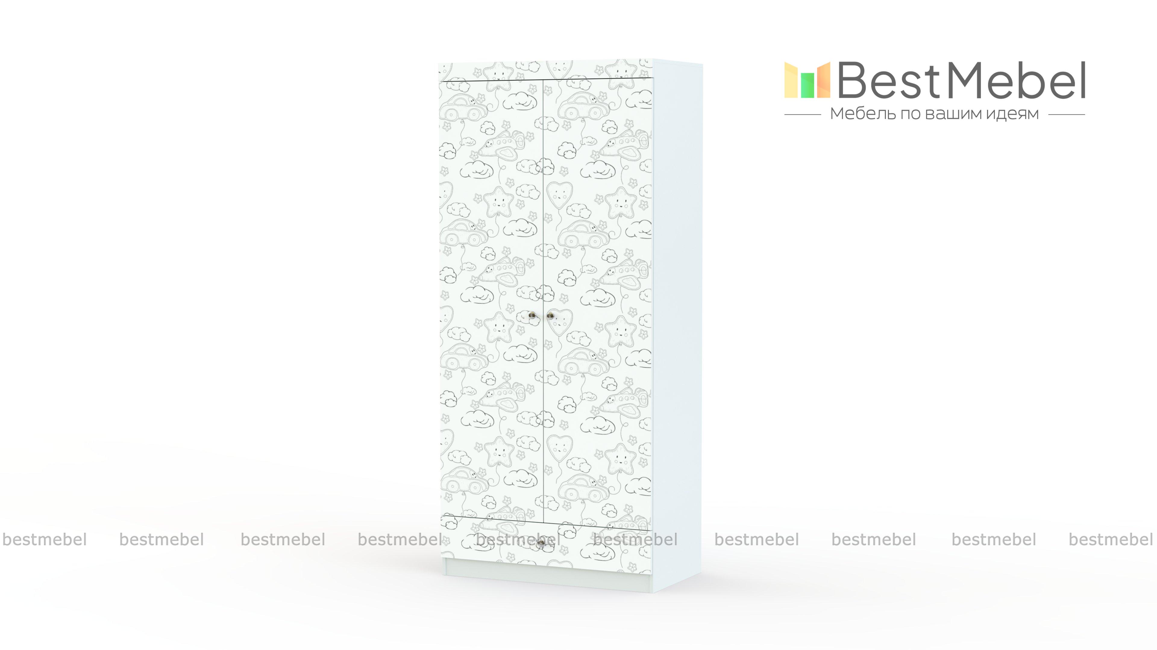 Шкаф 2-х дверный Angel BMS - Фото