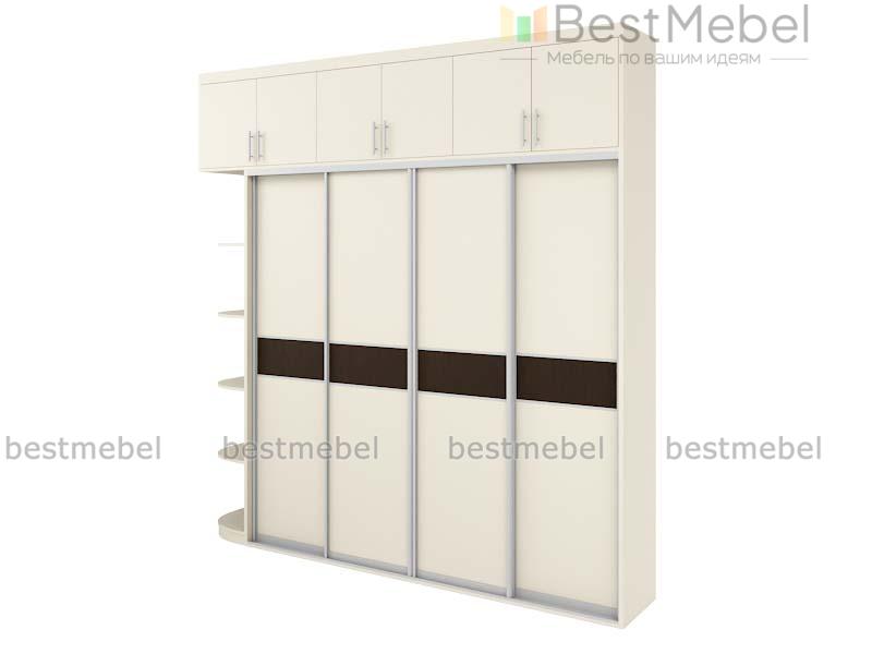 Шкаф-купе с антресолью Лайт 8 BMS - Фото