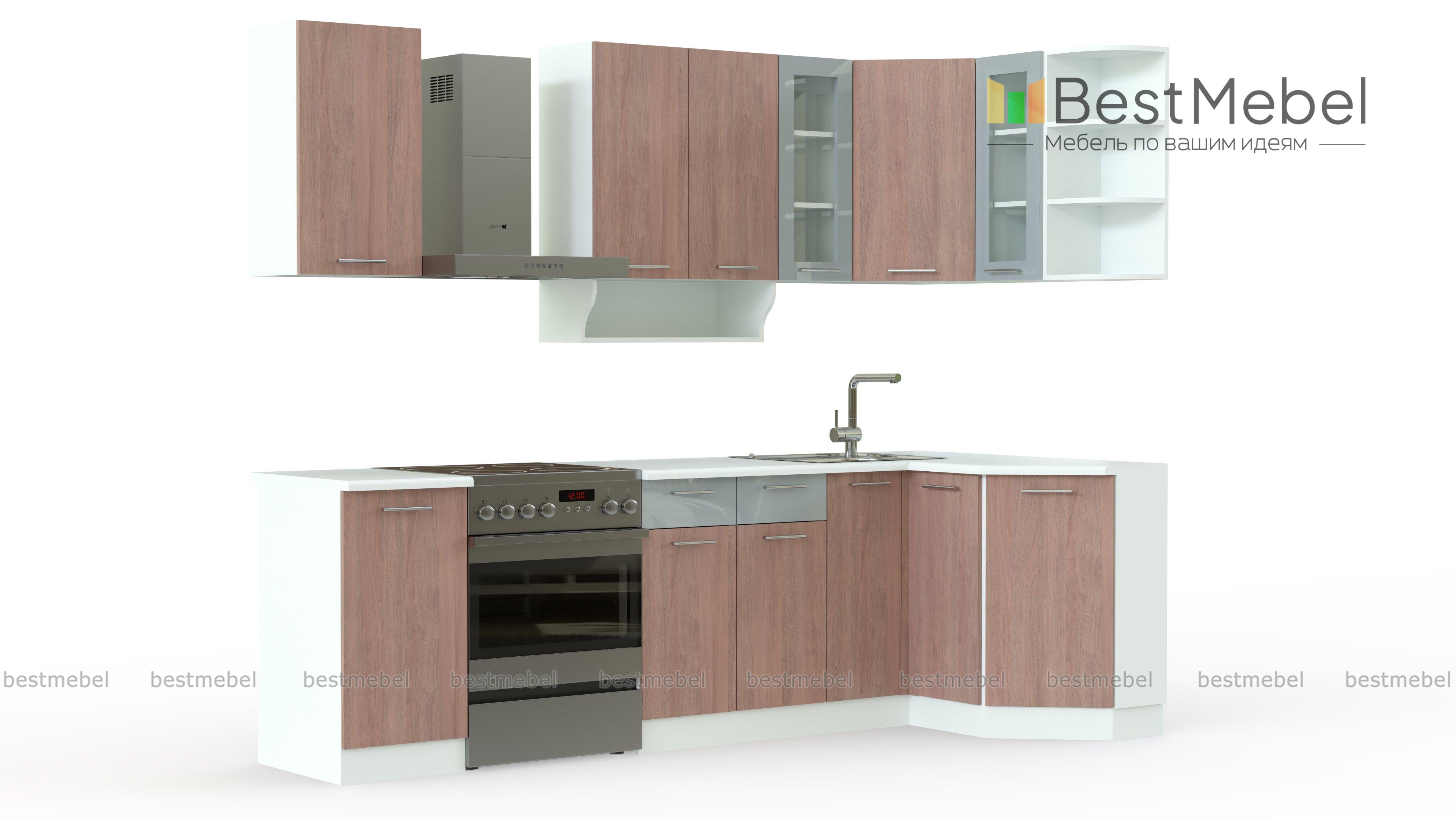 Кухня Трапеза Классика Угловая BMS - Фото