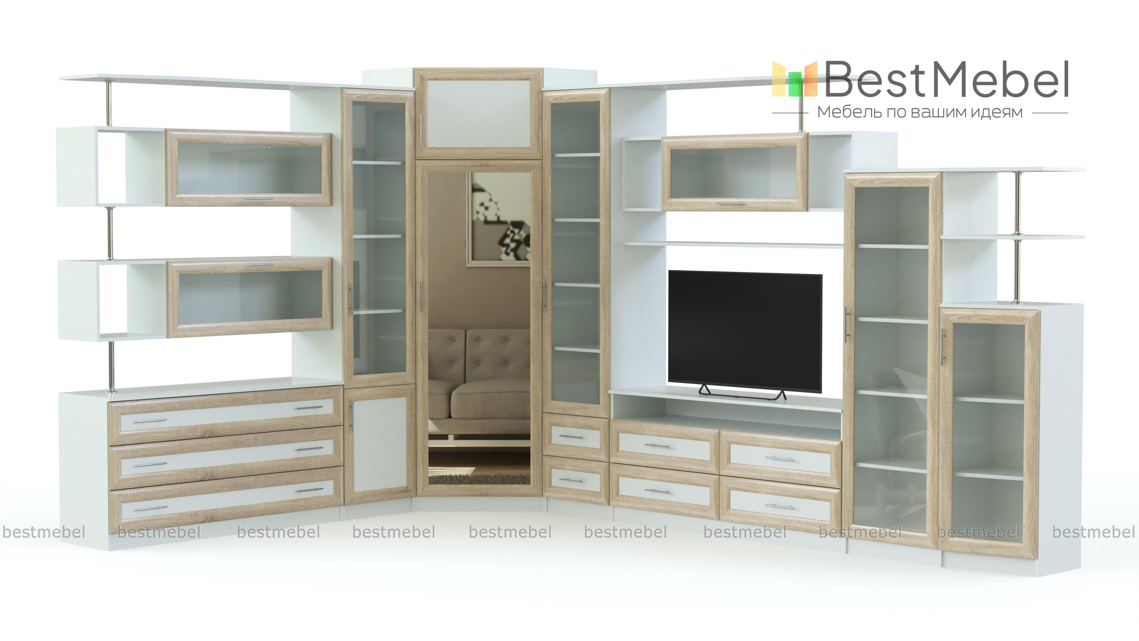 Угловая стенка София 11 BMS - Фото