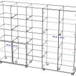 Схема сборки Шкаф средний комбинированный 3 BMS