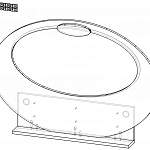Схема сборки Зеркало навесное Василиса BMS