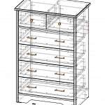 Схема сборки Комод Стенворд № 2 BMS