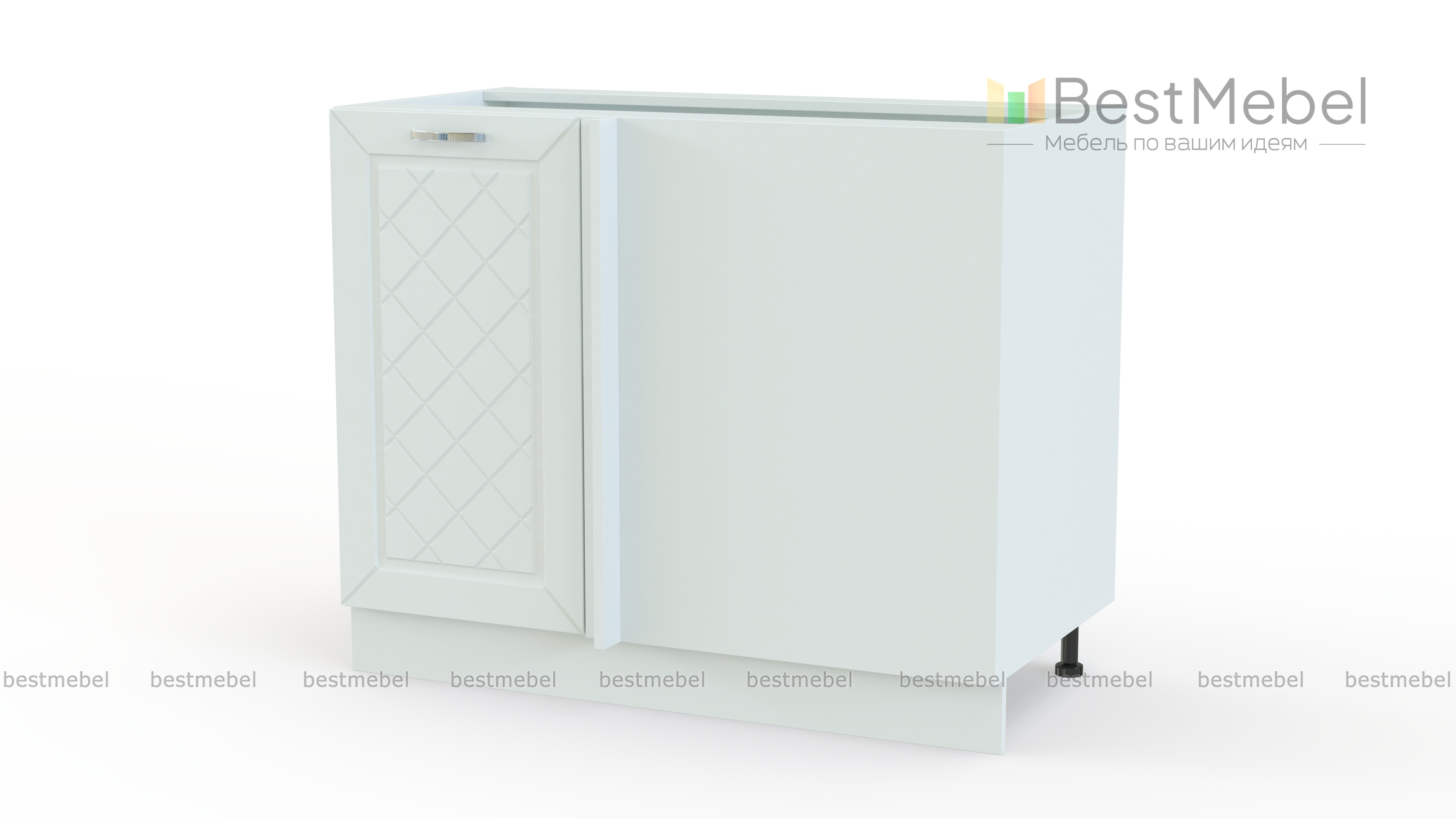 Шкаф нижний угловой прямой 1 дверь Агава BMS