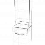 Схема сборки Тумба с зеркалом Искра 12 BMS