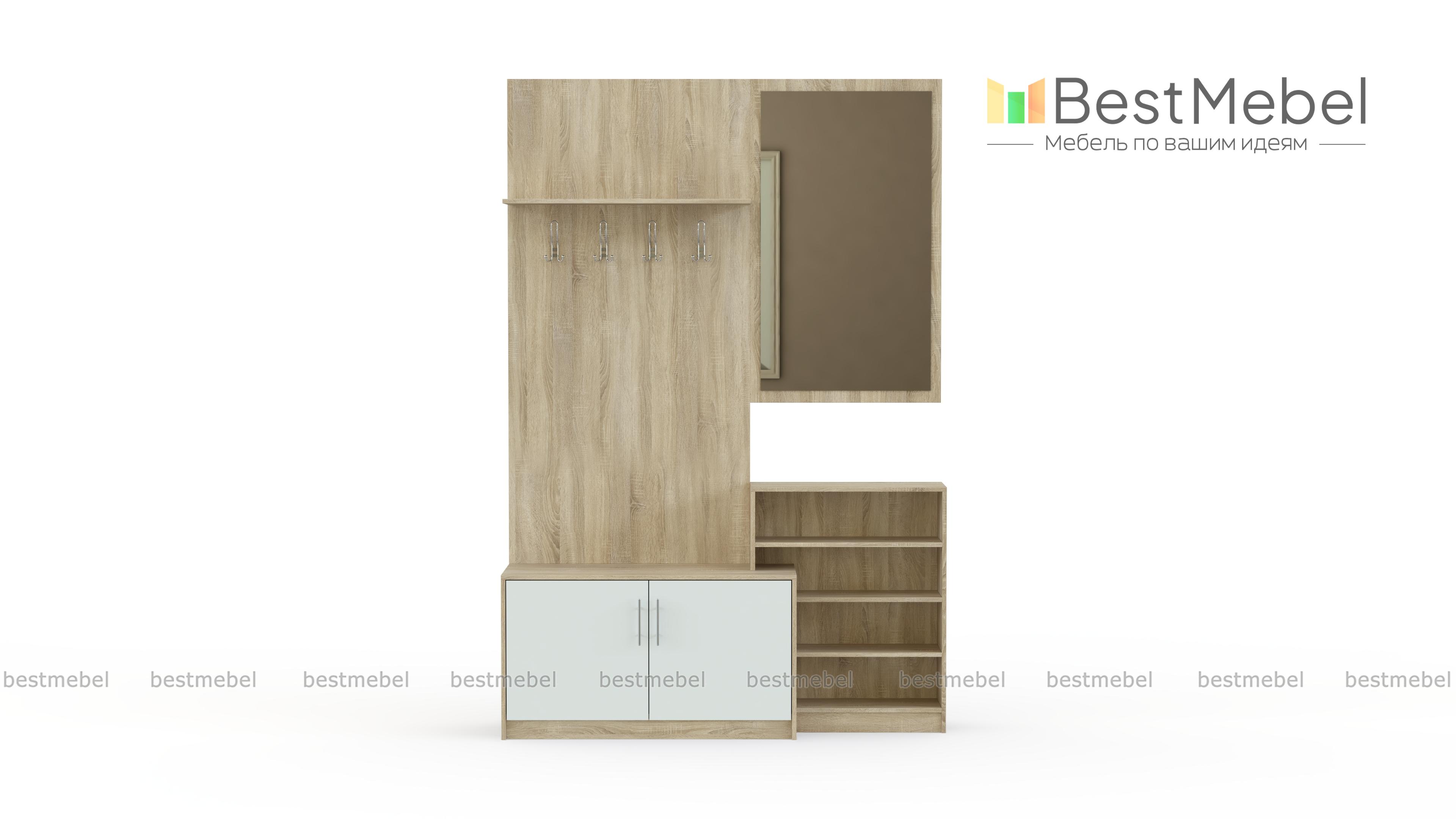 Прихожая Лофт 4 глянцевый МДФ BMS - Фото