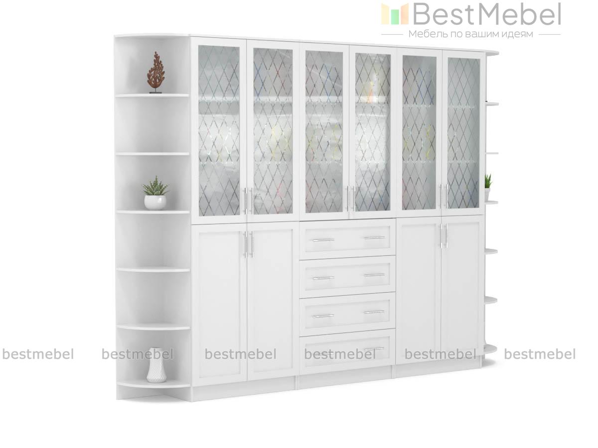 Шкаф книжный Фарфор 4 BMS - Фото