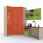 Шкаф угловой со столом Ярко BMS - Фото 9