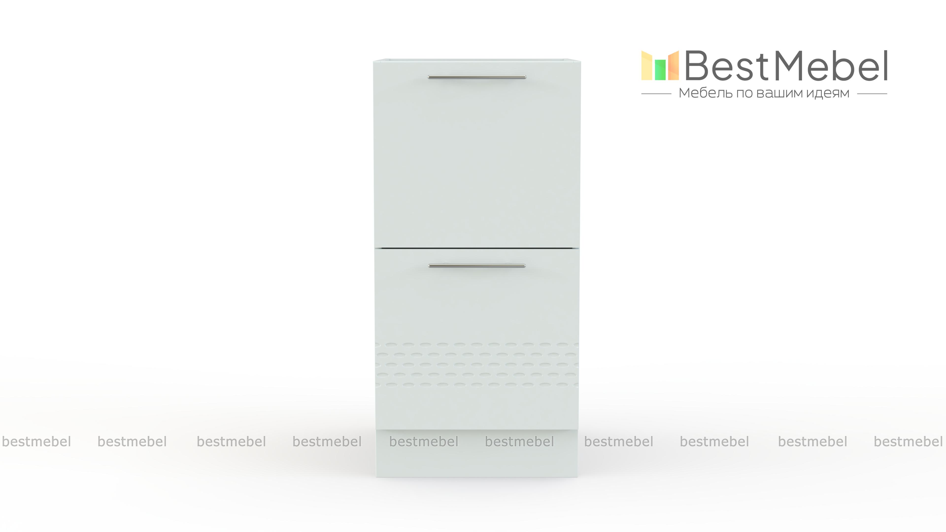 Шкаф нижний 400 2 больших ящика Капля BMS - Фото