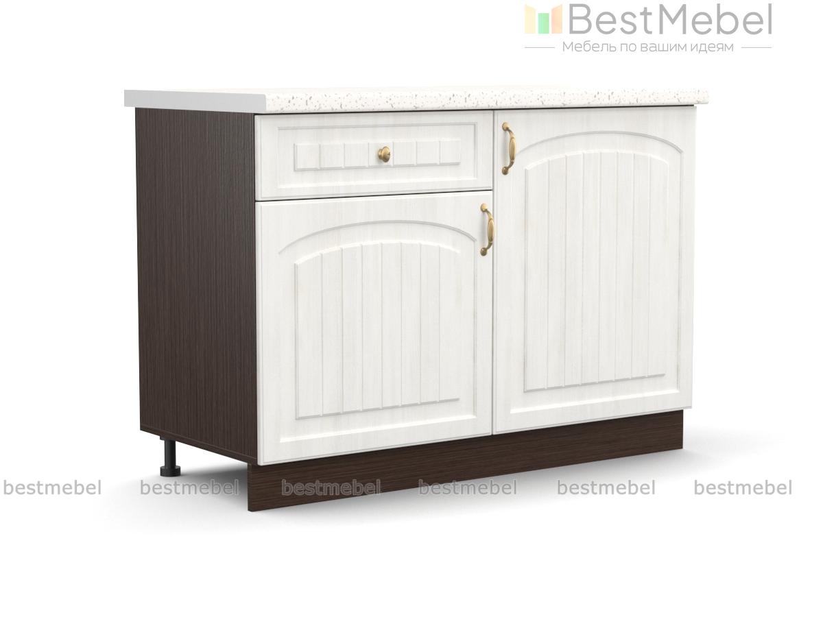 Тумба напольная 1 ящик 2 двери 1200 Верона BMS - Фото