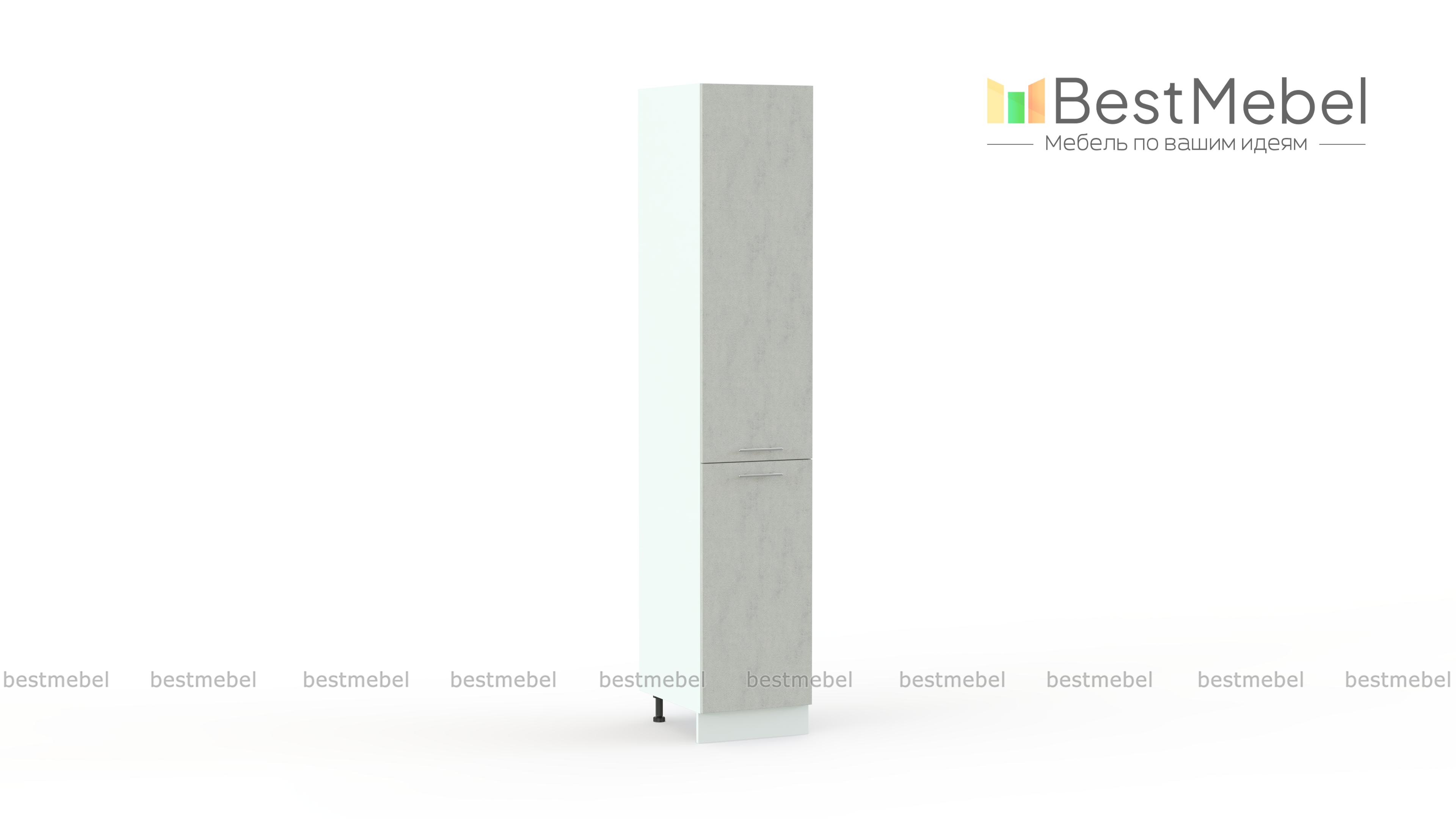 Шкаф-пенал 2 двери Оля BMS - Фото