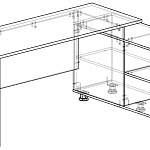 Схема сборки Стол руководителя Тенд BMS