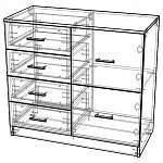 Схема сборки Комод Спринт-1 BMS